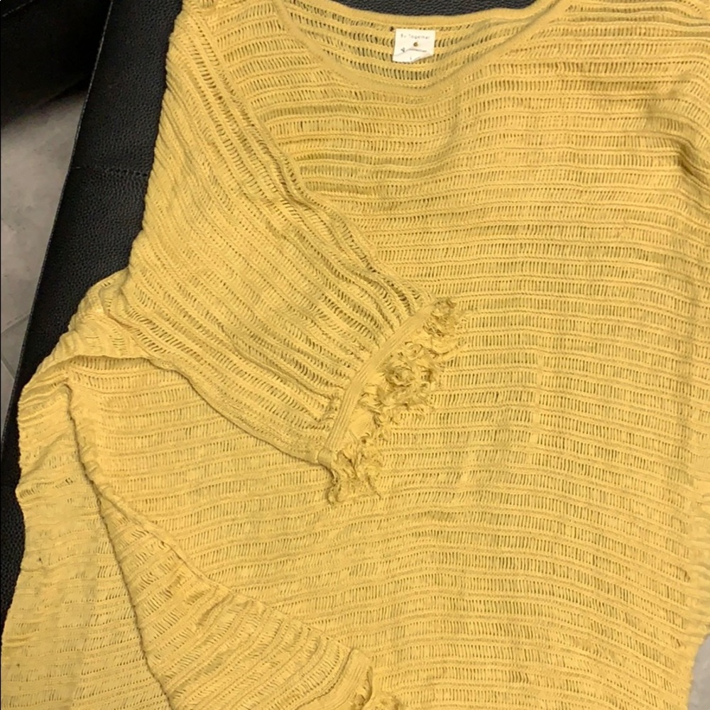 Mustard pullover - great for layering